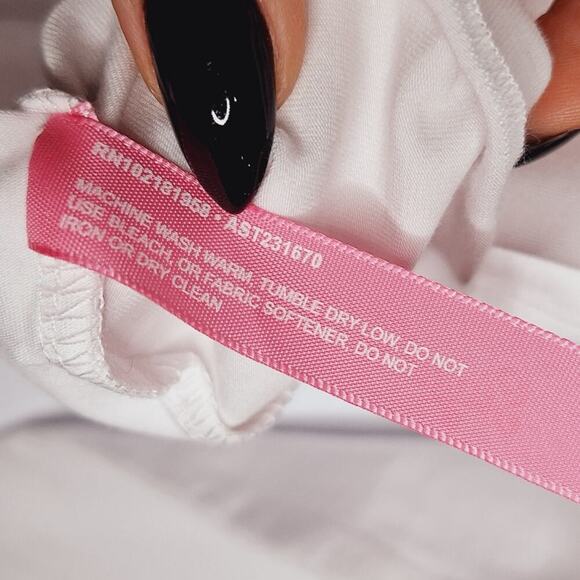 Sugar Thrillz Dolls Kill Ballet Crop Top Large Long Sleeve What's The Point - Picture 7 of 10